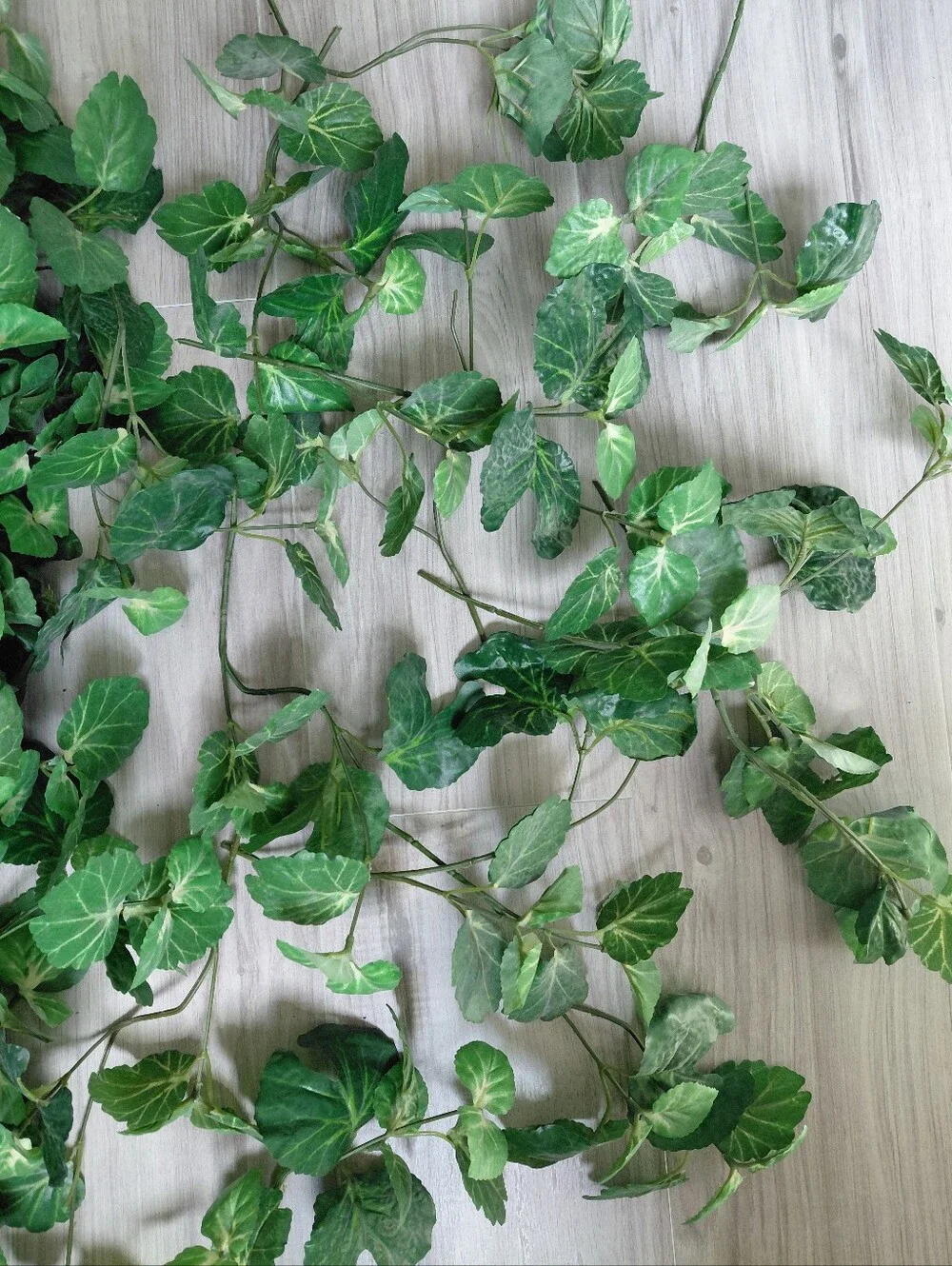 Large Faux Greenery Lot Bushes Stems Faux Foliage Begonia Geranium Stems Decor